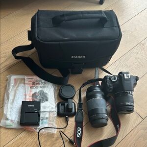 Canon EOS 1200D DSLR Camera Kit - Black